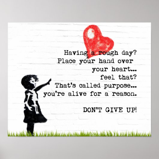 ポスタ与えー勇気付けられる引用文 ポスター (正面)