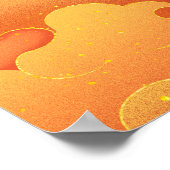 ポスタ中国のー/ドアのサイン。編集可能 ポスター (角)