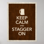 ポスタ保ーに落ち着いて短剣を打つ ポスター (正面)