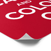 ポスタ保ーのCalm and Color On ポスター (角)