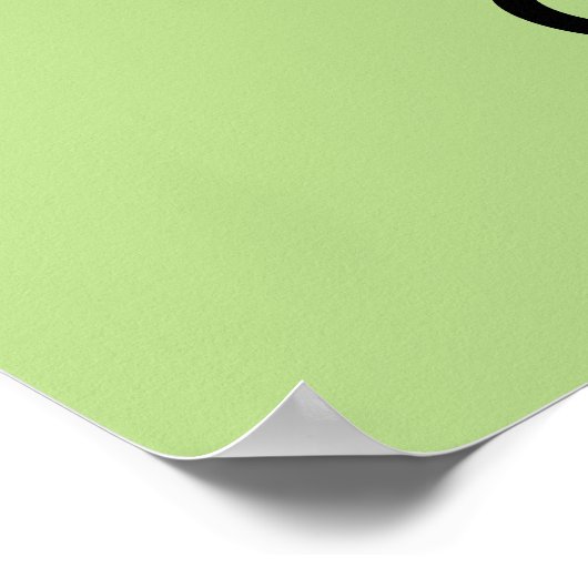 ポスタ保ースターのカラーで落ち着きカスタムて焼く ポスター (角)