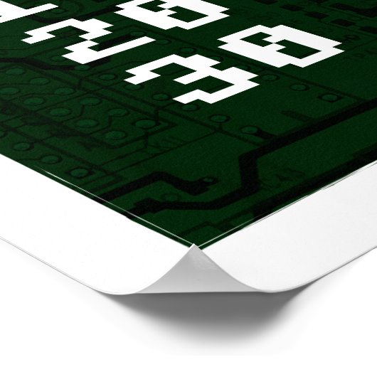 ポスタ保ー上のCalm & Computer ポスター (角)