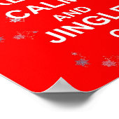 ポスタ保ー・デコールのクリスマスの静けさとジャングル ポスター (角)