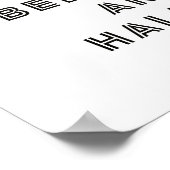 ポスタ信じーがやる気を起こさせる引用文 ポスター (角)