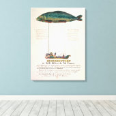 ポスタ広告ーのサブスクリプション キャンバスプリント (インサイチュ (ウッドフロア))