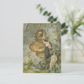 ポスタ広告ーのファフラッド・ヴェルケ・ビスマルク ポストカード (スタンド正面)