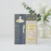 ポスタ広告ーの溜息の喜劇 ポストカード (スタンド正面)