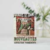 ポスタ広告ーの「オーパラディスデダメス」 ポストカード (スタンド正面)