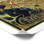 ポスタ広告ーの『クロワ・ド・ヴィ』（J.B. Mo製） ポスター (角)