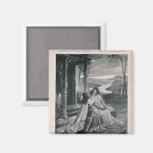 ポスタ広告ーの「サムソンとダリア」 マグネット (正面/裏面)