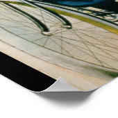 ポスタ広告ーの「ザ・フランコ・アメリカン自転車」 ポスター (角)