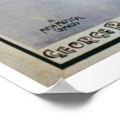 ポスタ広告ーの「スカートダンサー」公演b ポスター (角)