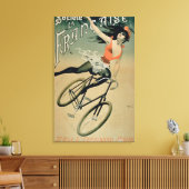 ポスタ広告ーの「ソシエテ・ラ・フランカイズ」（パリ） キャンバスプリント (インサイチュ (リビング))