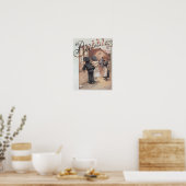 ポスタ広告ーの「バブル」誌 ポスター (キッチン)