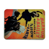 ポスタ広告ーの「バーナムとベイリー素晴らし」 マグネット (横)