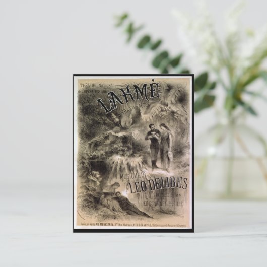 ポスタ広告ーの「ラクメ」 ポストカード (スタンド正面)