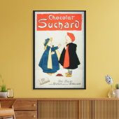 ポスタ広告ーの「Suchard Chocolate」 キャンバスプリント (インサイチュ (リビング))