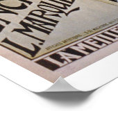 ポスタ広告ーの'L.マルケ最高のインク ポスター (角)