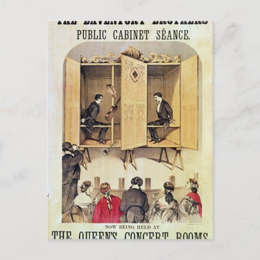 ポスタ広告ーはサイキックなパフォーマンス ポストカード (正面)