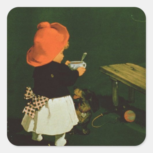 ポスタ広告ーズモルトコーヒー スクエアシール (正面)