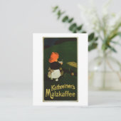 ポスタ広告ーズモルトコーヒー ポストカード (スタンド正面)