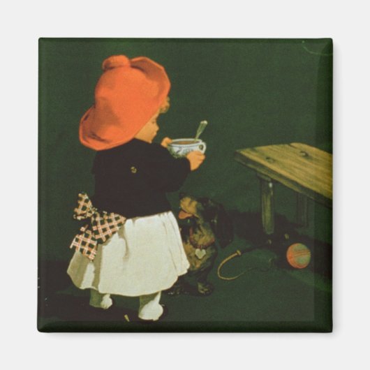 ポスタ広告ーズモルトコーヒー マグネット (正面)