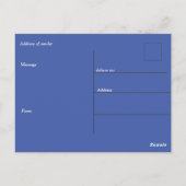 ポスタ想像ーを作ること実在は ポストカード (裏面)