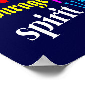 ポスタ感動的ーやる気を起こさせるプリント2 ポスター (角)