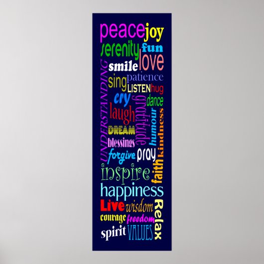 ポスタ感動的ーやる気を起こさせるプリント2 ポスター (正面)