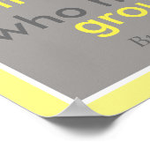 ポスタ感動的ー引用文仏教の諺 ポスター (角)