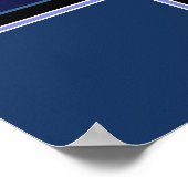 ポスタ感動的ー「姿勢」 22x28 ポスター (角)