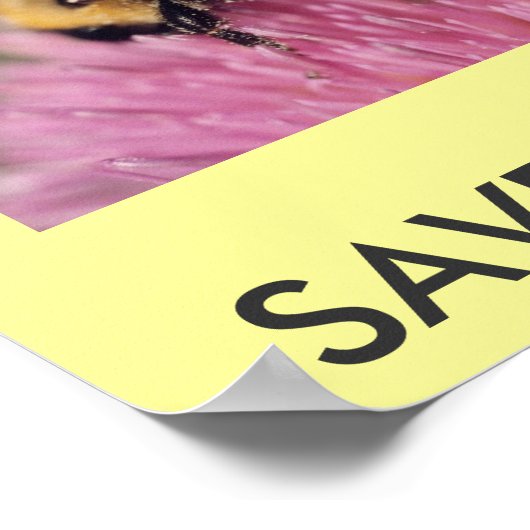 ポスタ救ー：蜂 ポスター (角)