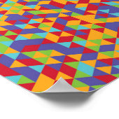 ポスタ数々のー・ウォール・アート |パターンポスター ポスター (角)