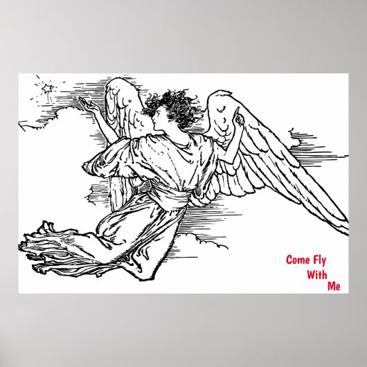 ポスタ来ーと一緒に飛ぶ ポスター (正面)