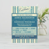 ポスタ素朴ー：サンディビーチカスタムウェディング 招待状 (スタンド正面)