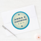 ポスタ素朴ー:サンディビーチシール ラウンドシール (封筒)