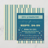 ポスタ素朴ー：サンディビーチ宿泊施設 エンクロージャーカード (正面/裏面)