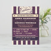 ポスタ素朴ー：ナス夢カスタムウェディング 招待状 (スタンド正面)