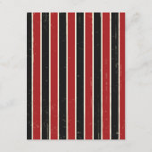 ポスタ素朴ー:赤と黒の宿泊 エンクロージャーカード (裏面)