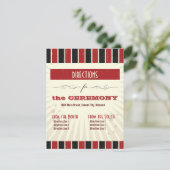 ポスタ素朴ー：赤黒方向 エンクロージャーカード (スタンド正面)