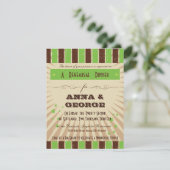 ポスタ素朴ー： Apple Green Reharsal Dinner 招待状 (スタンド正面)