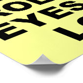 ポスタ転がーのサインを見ておもしろいくれ ポスター (角)