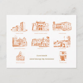 ポスティシャルゾナコロニアル、サント・ドミンゴ、ドム代表。 ポストカード