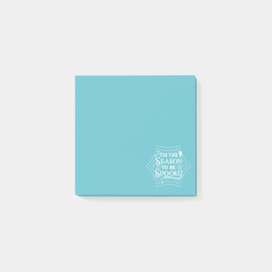 ポストすべき季節不気味が青に変わる ポストイット (正面)