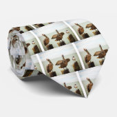 ポストでとまるペリカン ネクタイ (ロール)