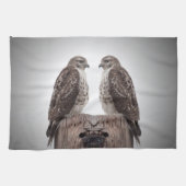 ポストのタカ キッチンタオル (横)