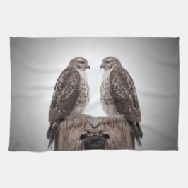 ポストのタカ キッチンタオル