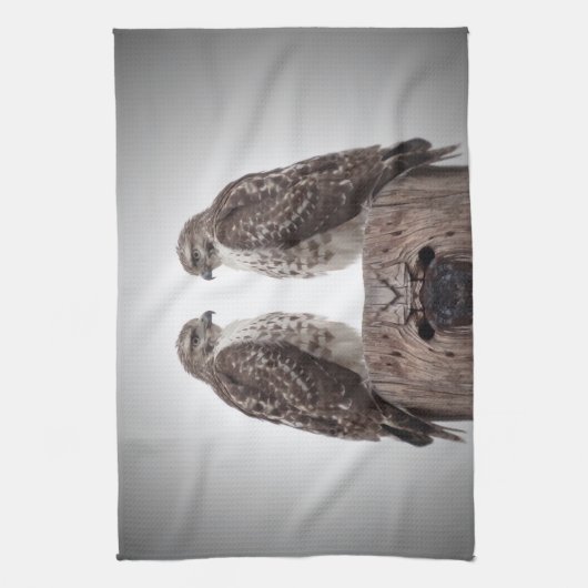 ポストのタカ キッチンタオル (縦)