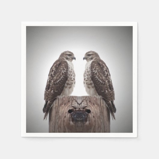 ポストのタカ スタンダードカクテルナプキン (正面)