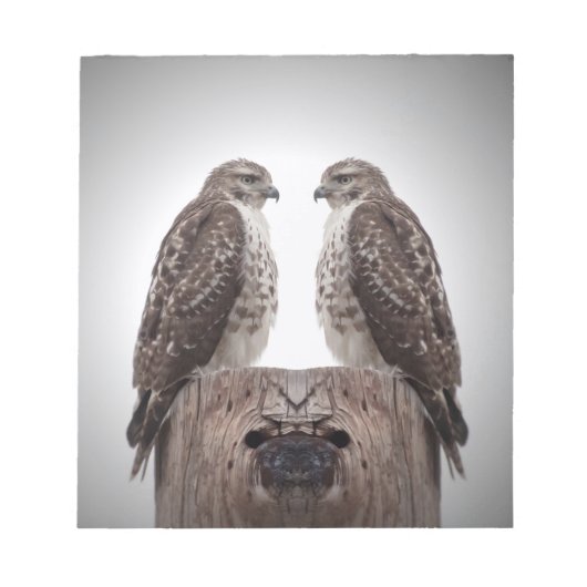 ポストのタカ ノートパッド (正面)